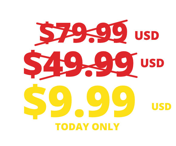 $ 149.99 USD $ 99.99 USD $ 29.99 USD SOLO POR HOY